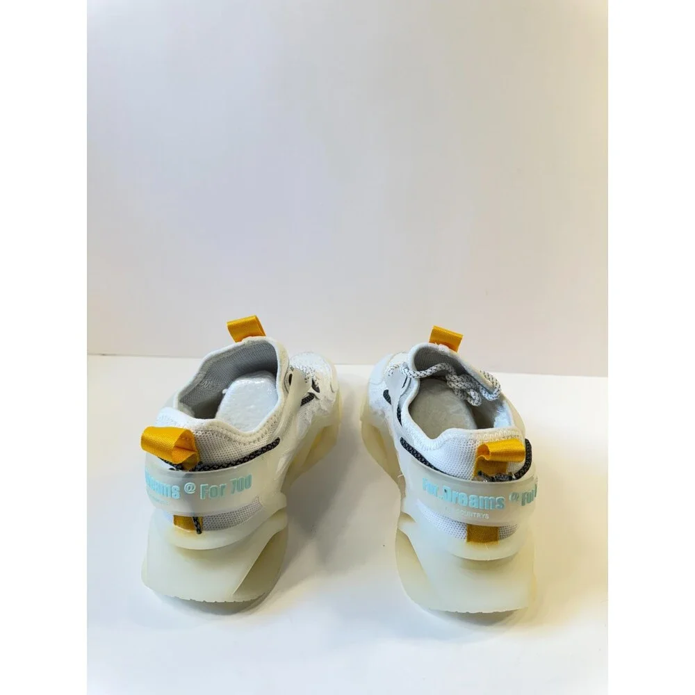 Sakitama Sneakers Mens White Yellow US 6 Mens 8 Womens